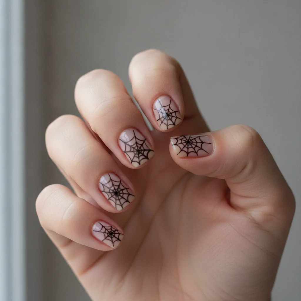Double Corner Web for short nails
