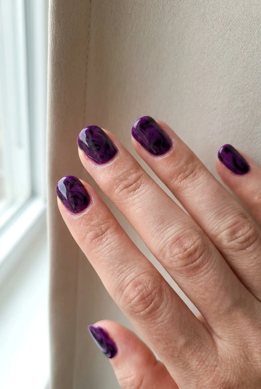 Toothpick marble for short nails
